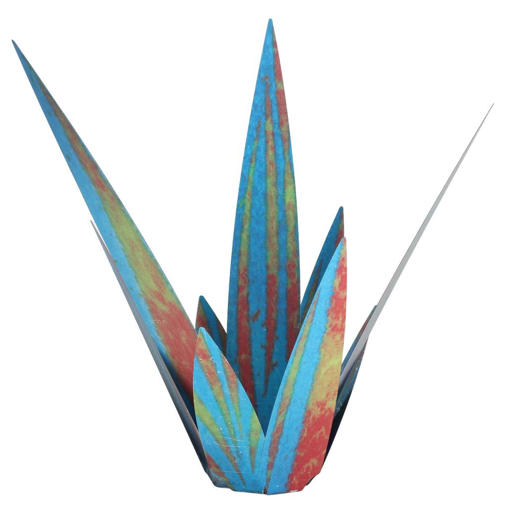 Tequila Sculpture Iron Plant Decor Metallic Luster Home Decoration for Patio Garden