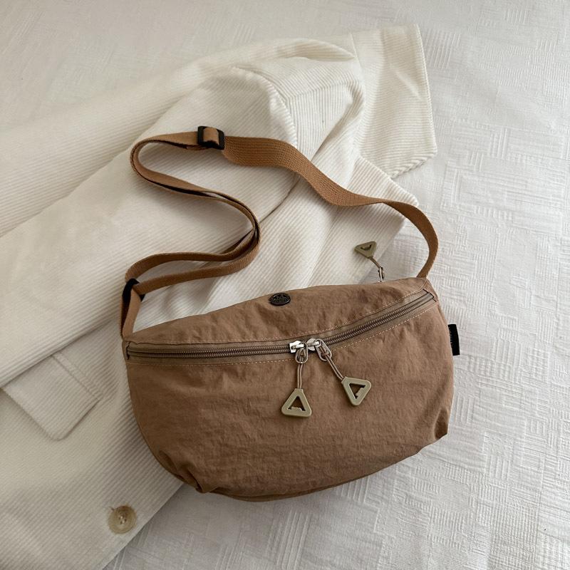 Minimalistische Oxford-Stoff-Umhängetasche für Damen Stilvolle Brust-Schultertasche