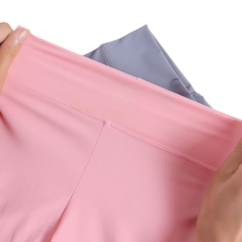 Children Girls' Sports Shorts Solid Color Elastic Waist Dance Short Pants