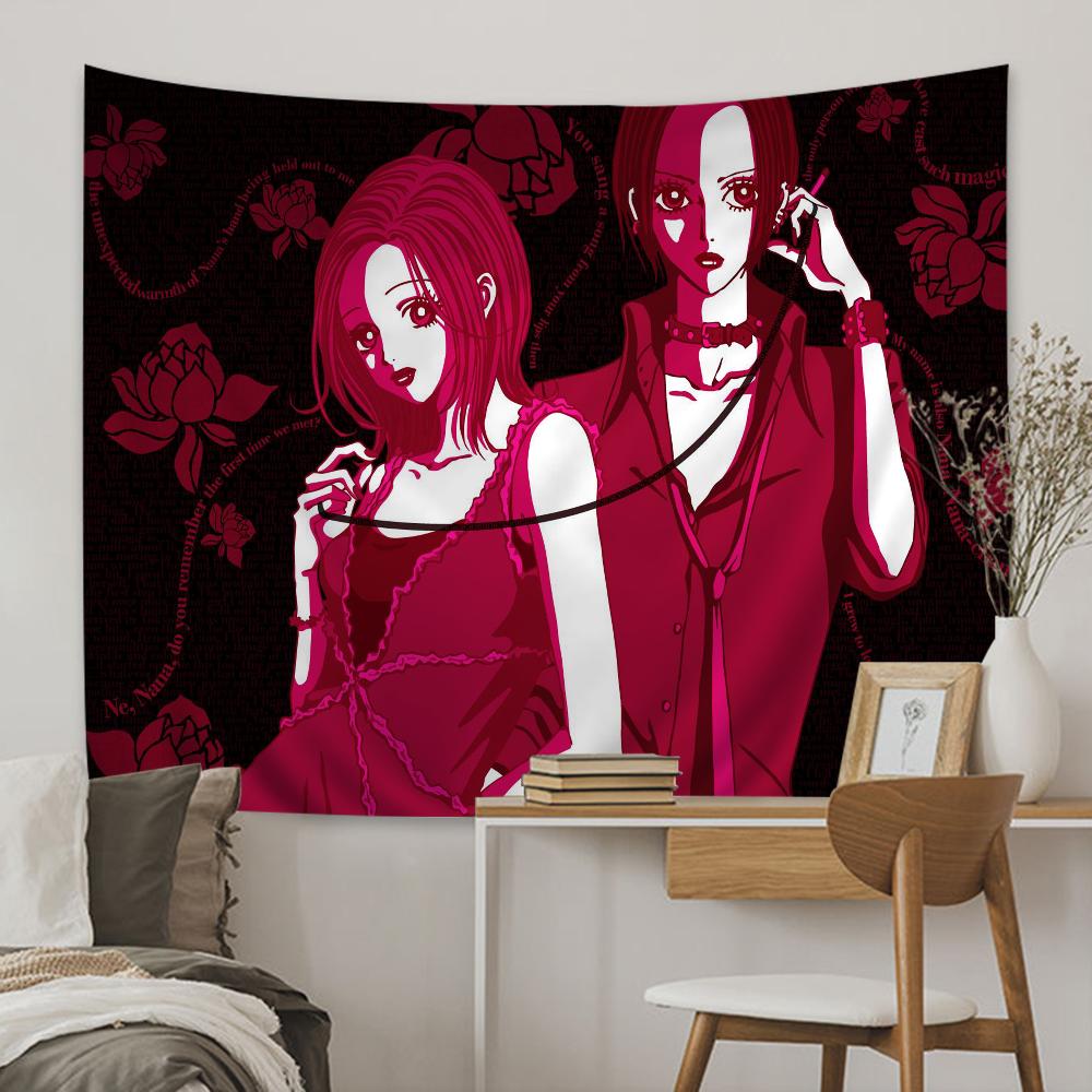 Japan Anime Nana Osaki Wall Hanging Tapestry – Home Decor Dorm Background Cloth Hippie Blanket Wall Art Room Decoration Items