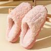 Cozy Cotton Wool Slippers: Non-Slip, Thick Bottom, Indoor Warmth for Men & Women