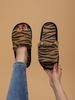 Leopard Print Open-Toe Flip-Flops for All Seasons
