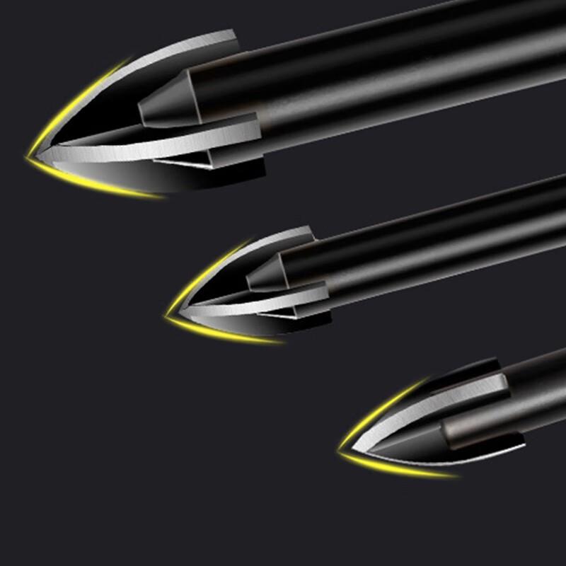 Versatile Triangle Four-Edge Alloy Drill Bit Set