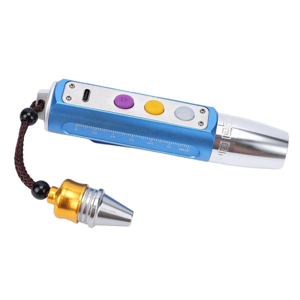 Jewelry Detector Lamp Rechargeable Dimmable Bright Gemstone Flashlight with 365nm Yellow White Light for Fluorescence