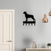 Rottweiler Key Leash Wall Hanger 22.9x23.8cm Pet Wall Art