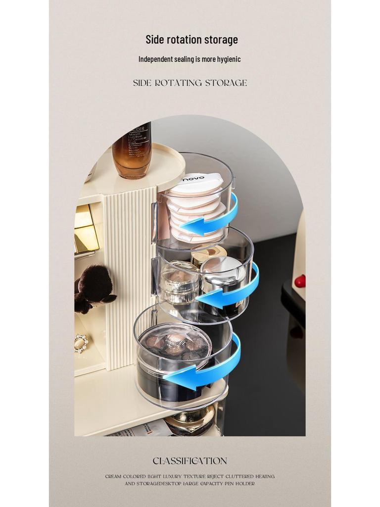Multifunctional Skincare and Jewelry Organizer with Drawers