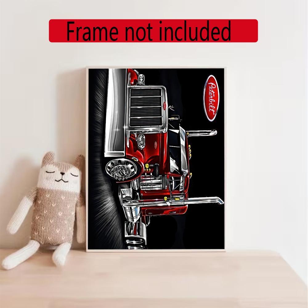 Kenworth 5D Diamond Painting Round Diamond Rhinestones Mosaic Diamond Embroidery Wall Paintings Rhinestones Gift Frameless