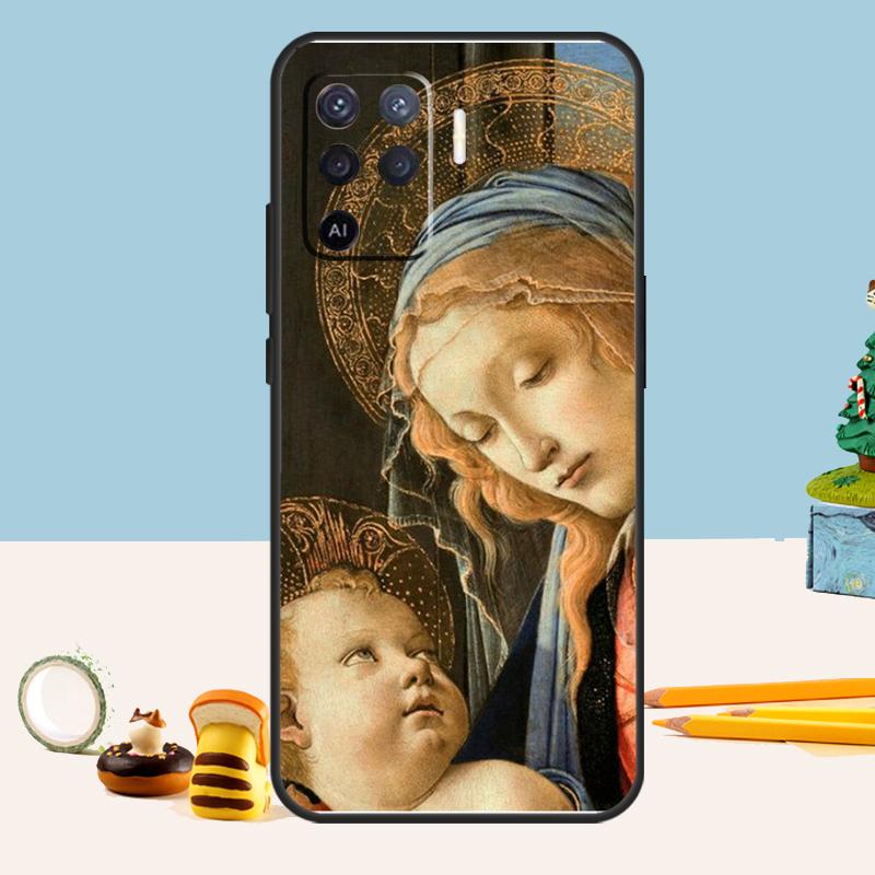 Sandro Botticelli Renaissance Kunst Hülle Für Oppo A76 A96 A16 A17 A57 A60 A40 A80 A18 A38 A58 A78 A98 A15 A54 A74 A94 A6 A5 Pro