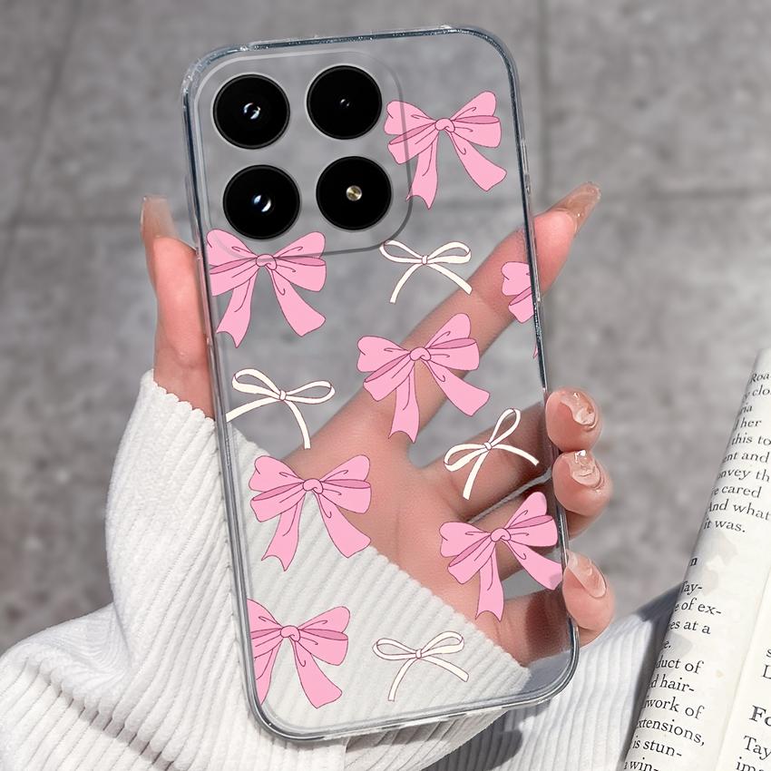 For Xiaomi 17 Mi 11T 11 10T 10 Pro 10S Phone Cover Sleeping Beauty Pattern Black TPU Soft Silicone Shockproof Protective Casing For Xiaomi Bumper Case