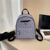 Cute and lightweight printed bear backpack versatile junior high school student simple schoolbag casual sweet backpack