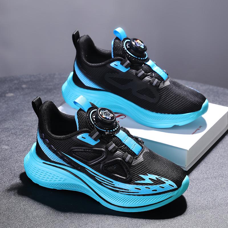 Kids Double Mesh Sport Shoes Sizes 28-40 Breathable Casual Sneakers