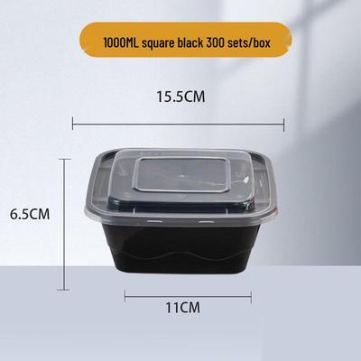 Thickened Rectangular PP Disposable Food Container