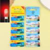 5Pcs Led Luminous Fishing Floating Night Tail Light Glow Color Change Stick Bean Shaped Head Fishing Float Fishing Accessory