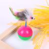 Funny Tumbler Sphynx Cat  Feather Ball Toy for Cats Gotas Automatic Swing Pet Balance Car Accessories Kitten Kedi Mascotas Toys