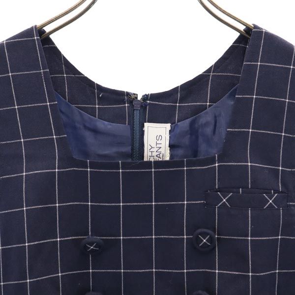 Givenchy No Sleeve One Piece Navy System Back Zip Kid's Used