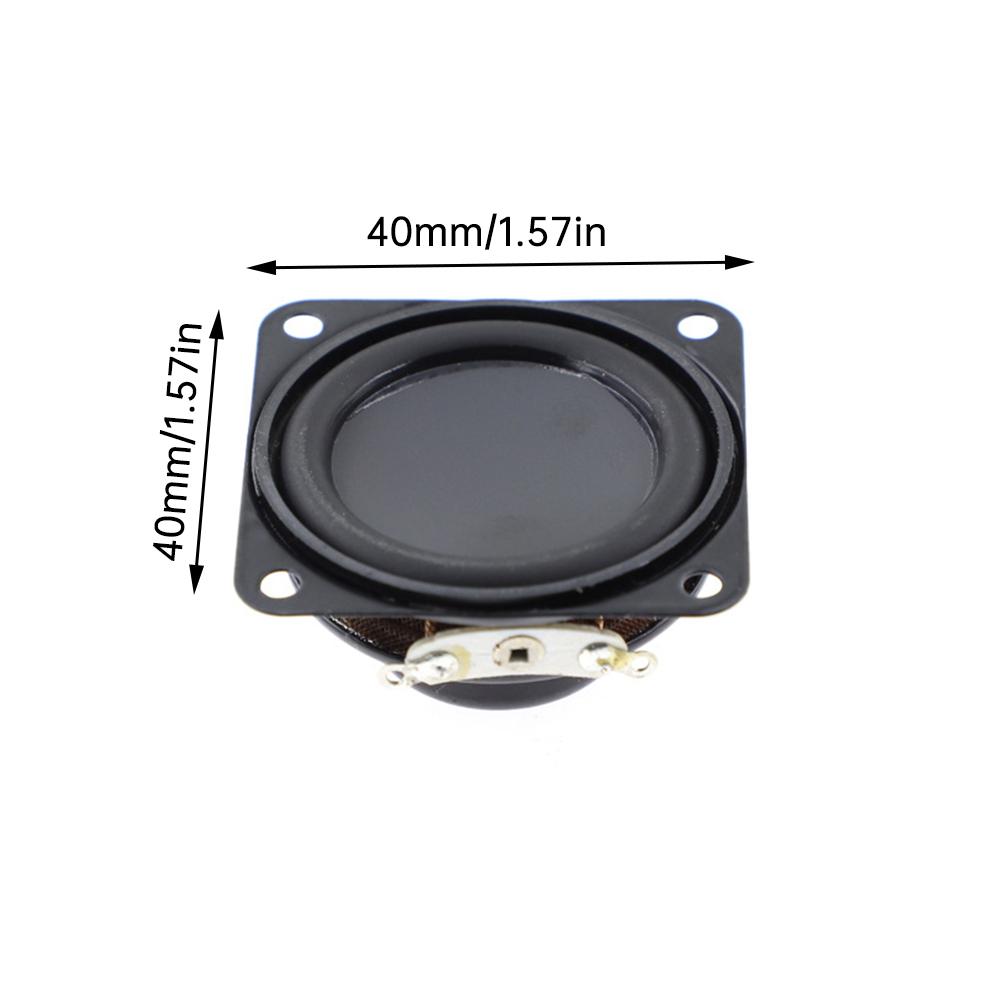 2pcs/lot 40mm Internal Magnetic Speaker Full Frequency Speaker 16 Core 4 Euro 5W Square Bluetooth Speaker