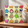 Cute Cushion Cover Comfortable Soft Pillow Case for Sofa Living Room Home Office Decor and t-Tamagotchi Protective Covers