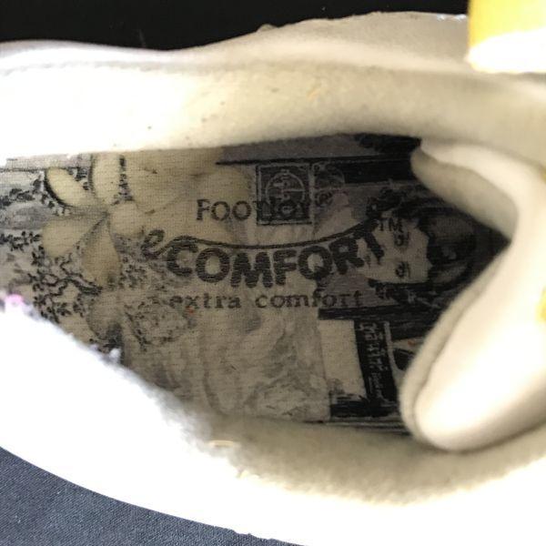 FOOTJOY eCOMFORT Golf Shoes 6 23.0 White×Yellow Shoes(USED)