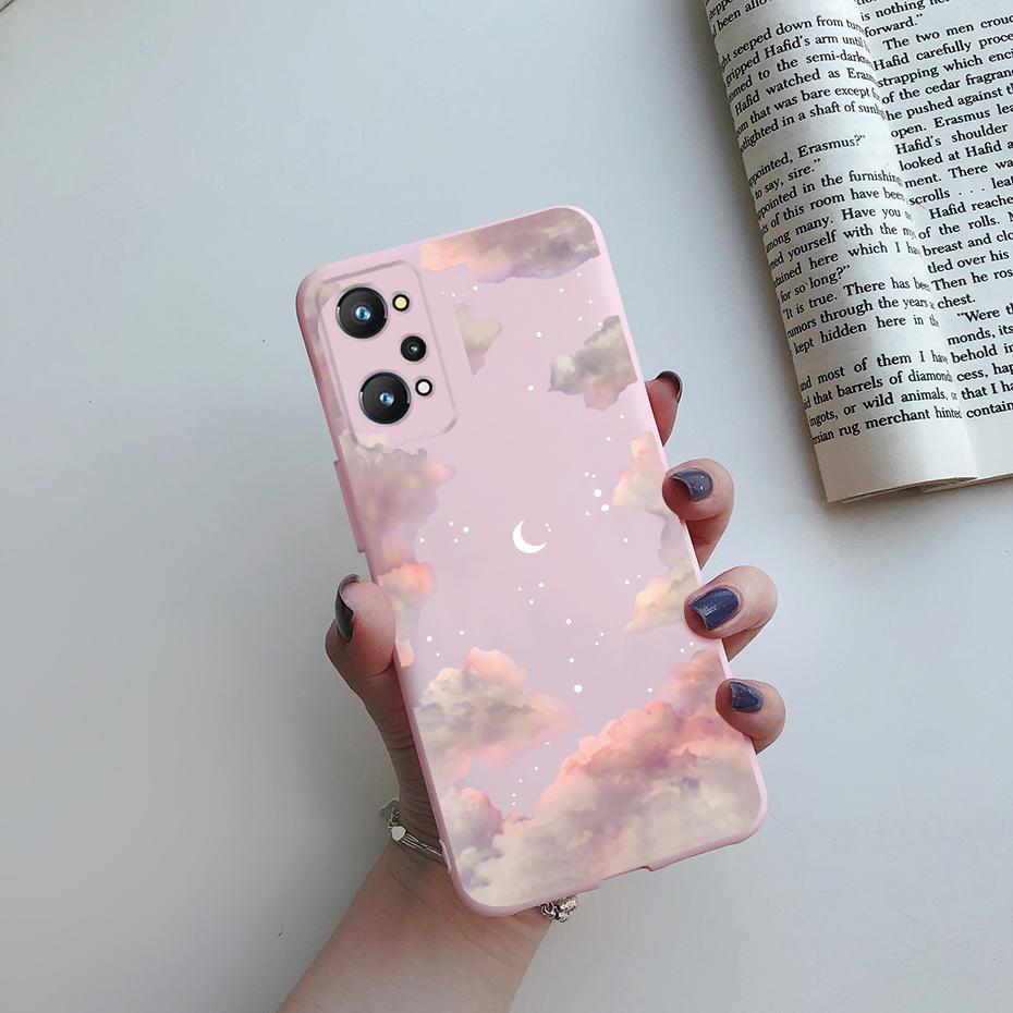 For Realme GT Neo 3T Case Realme GT Neo 2 GT2 Cover Rainbow Flower Soft Silicone Protective Phone Bumper Realme GT Neo 3T 2 Case