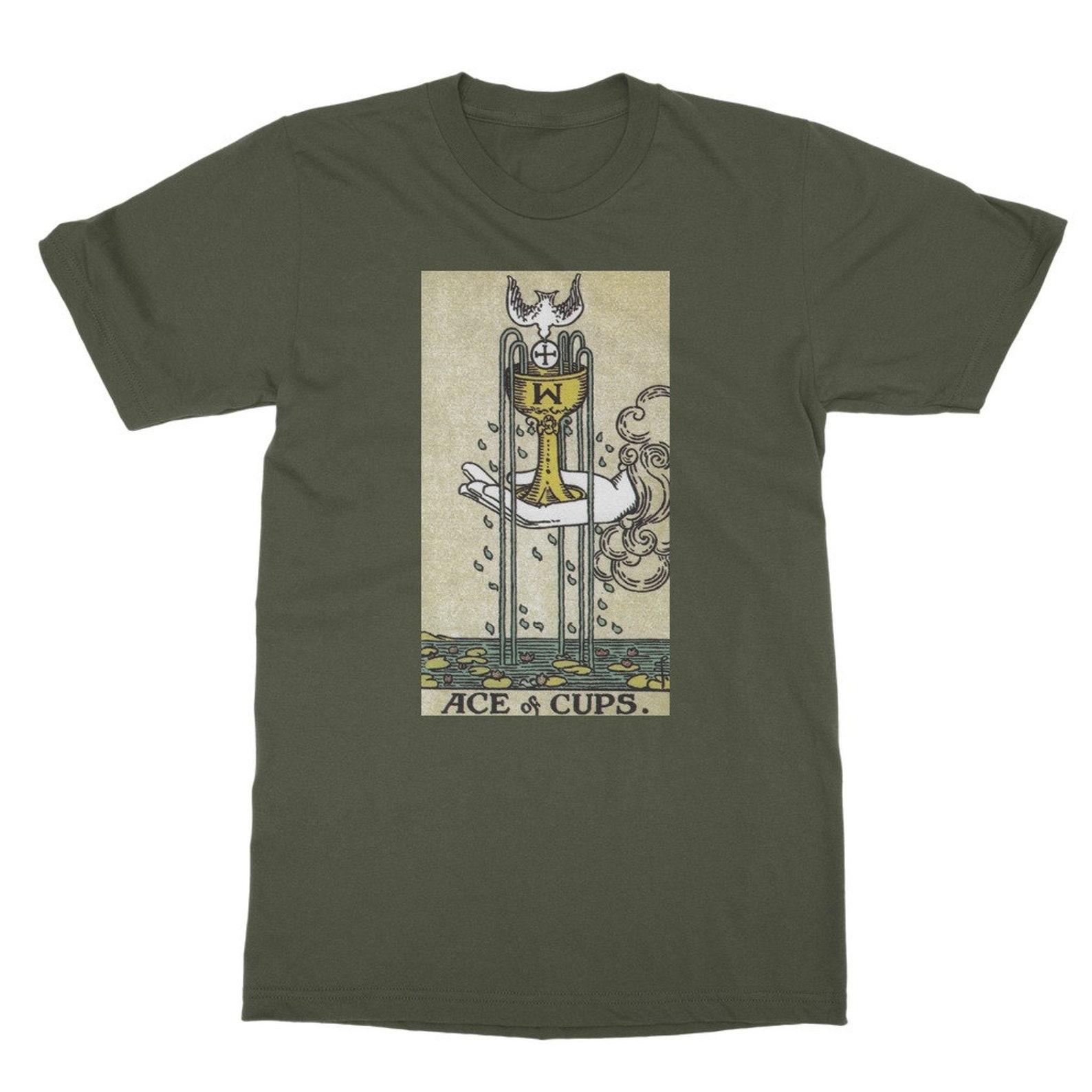 Ace of Cups - Vintage Tarot Modern Classic Unisex T-Shirt 4XL