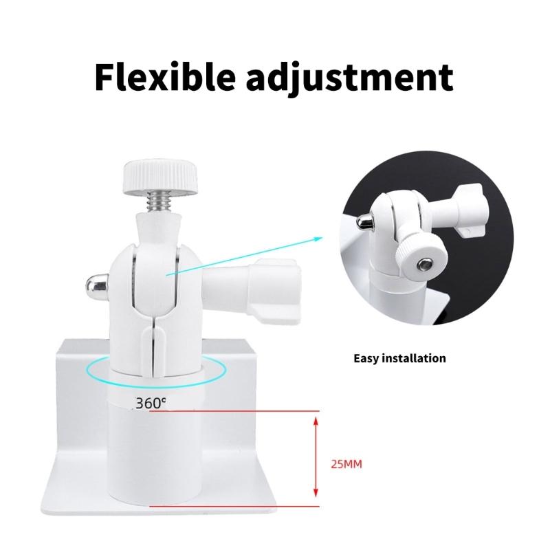 Solars Panel Mounting Brackets Aluminum Alloys 360 Rotate Angle Adjustment Gutters Installation Weatherproofed