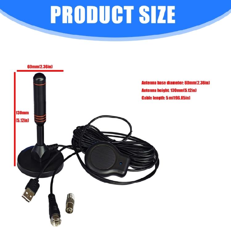 Omnidirectional Digital Antennas For Television 4K 1080P High Gains Reception 35Mile Ranges Enhanceds Signal Stability ABS