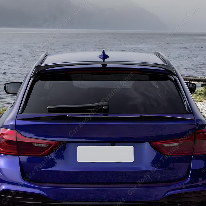 Car Rear Spoiler Wing For BMW G31 Touring 520i 530i 540i 525d M550d 2017-2023 Roof Caps Middle Wing Splitter Body Kits Tuning