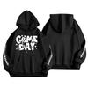 Women's Fashionable, Casual, Comfortable Round-neck, Hooded, Long-sleeved, Rugby-print Warm Sweater
