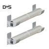 1 Pair Kitchen Storage Rack Organizer Drill-Free Installation Wall-Mounted Multi-Purpose Shelf Plastic Wrap Trash Bags Organizer