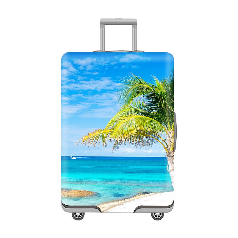 

Настраиваемый 30-дюймовый чехол-пыльник для чемодана на колесиках - Эластичный и защитный чехол для багажа Thin 26-28 inch (L)