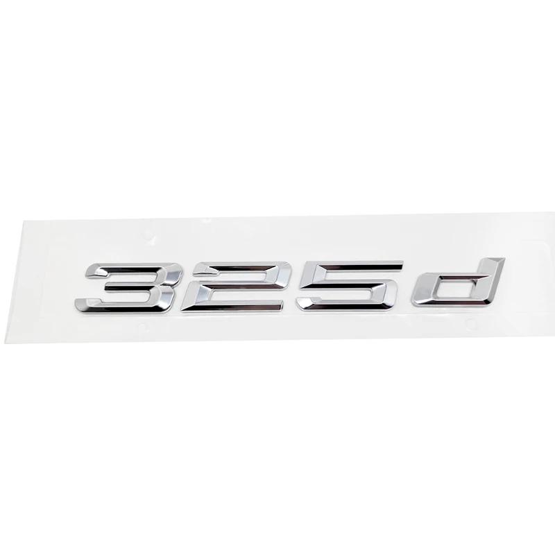 ABS Car Rear Trunk Letters Logo Badge Emblem Sticker For BMW 3 Series 318d 320d 325d 328d 330d 335d E46 E90 E91 F30 F31 F34 G20