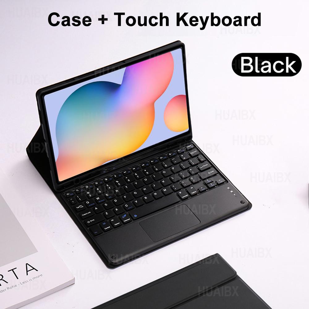 For Galaxy Tab S6 Lite 10.4 Inch Case with Keyboard, Detachable Keyboard Cover for Samsung Tab S6 Lite SM-P610 P613 P615 P619
