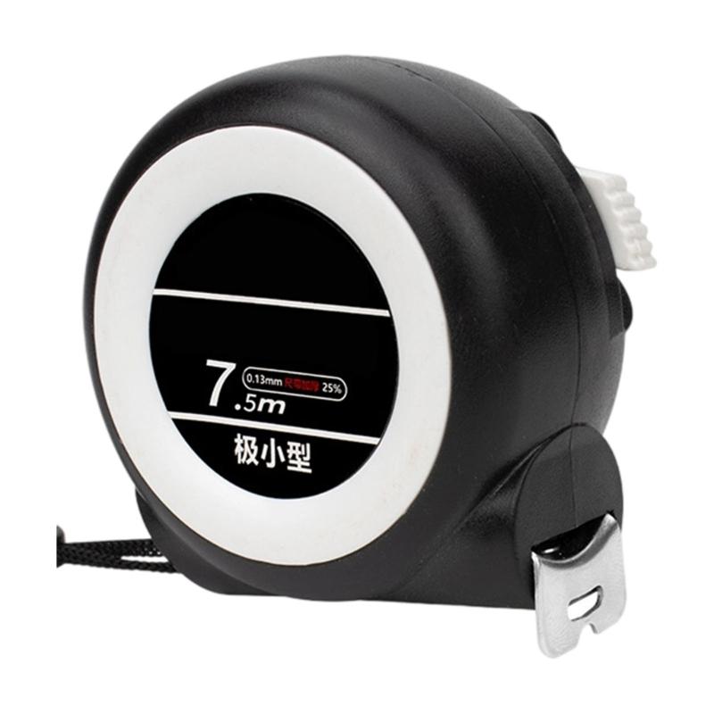 Ruletă cu blocare automată 3/5/7.5/10m Ruletă portabilă cu clips de spate Riglă metrică profesională pentru industrie