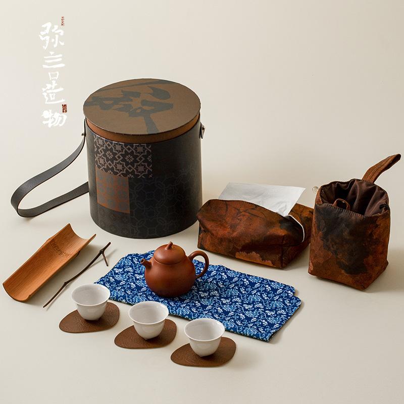 

Purple Clay Teapot Tea Set Complete Set Elegant Tea Ceremony Set Household Tea Brewing Teapot And Tea Cup Set Cafes Collection