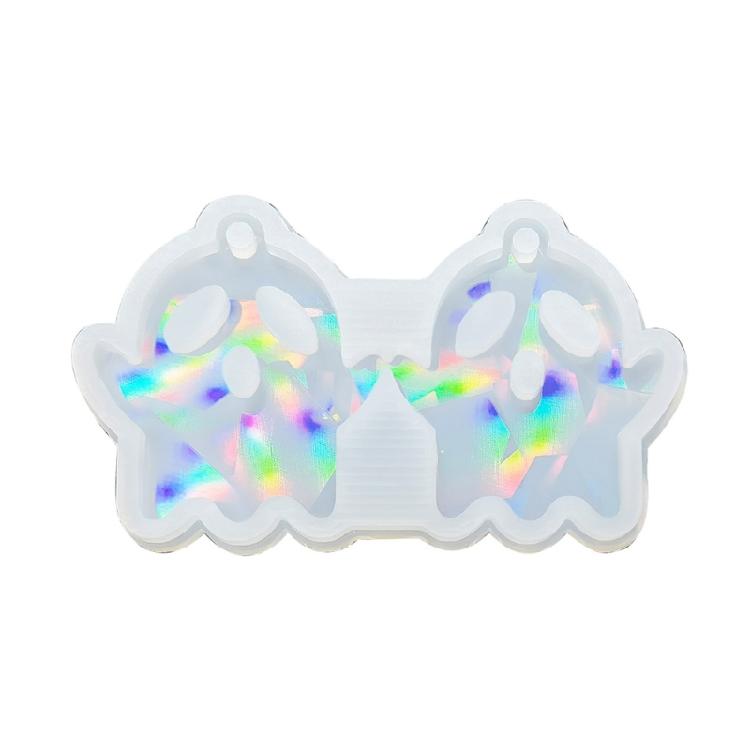 

Cute Specter Holographic Silicone Molds for DIY Pendant Necklace Jewelry Making чистый