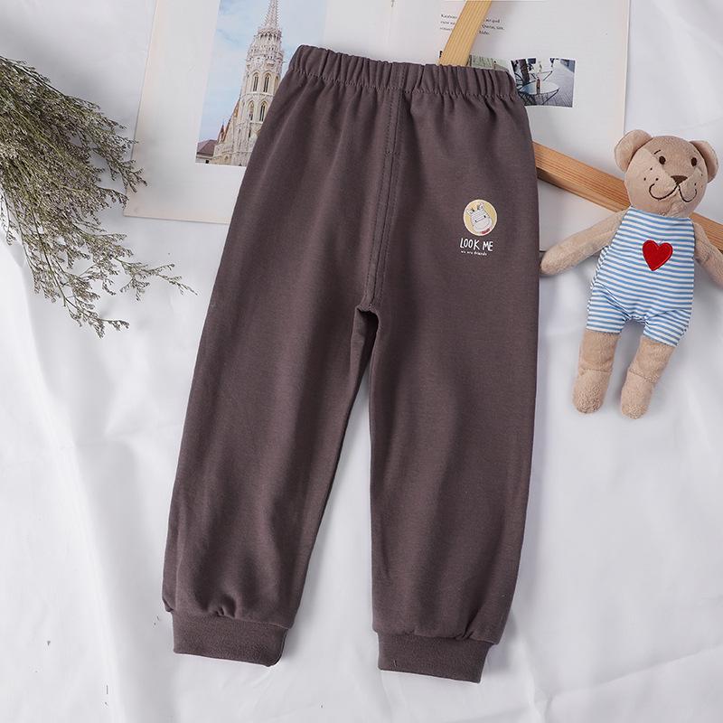 Spring & Autumn All-Cotton Unisex Toddler Pants, Single Piece, Seven Colors Available