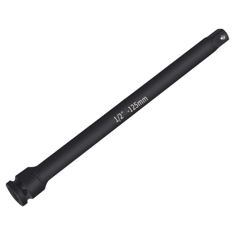 Bară de rupere neagră din carbură, rezistentă, în formă de L, 1/2", cu adaptor de extensie pentru cheie cu impact pneumatic