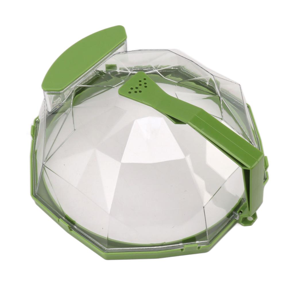 Microwave Splash Heating Cover PC Food Splatter Guard with Extension Handle for Kitchen Cooking