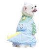 Hundekleidung, Katzenkleidung, Cooler und stilvoller Dinosaurier-Overall, Haustier-Vierbeinerkleidung für Frühling und Sommer
