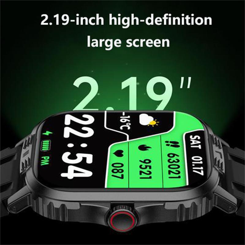 Mode Neue Multifunktionale Sport Bluetooth Uhr HD Große Bildschirmanzeige Sportarmband Spirit Island/Herzfrequenz/Blutsauerstoffmonitor/Rechner