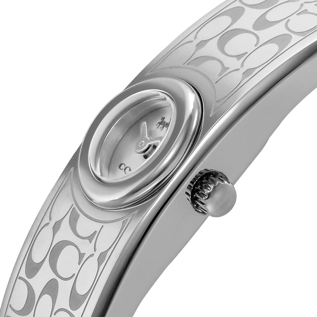COACH SCOUT 14mm Stainless Steel Quartz Watch with Dial Used Women's Silver/White (14502608) -