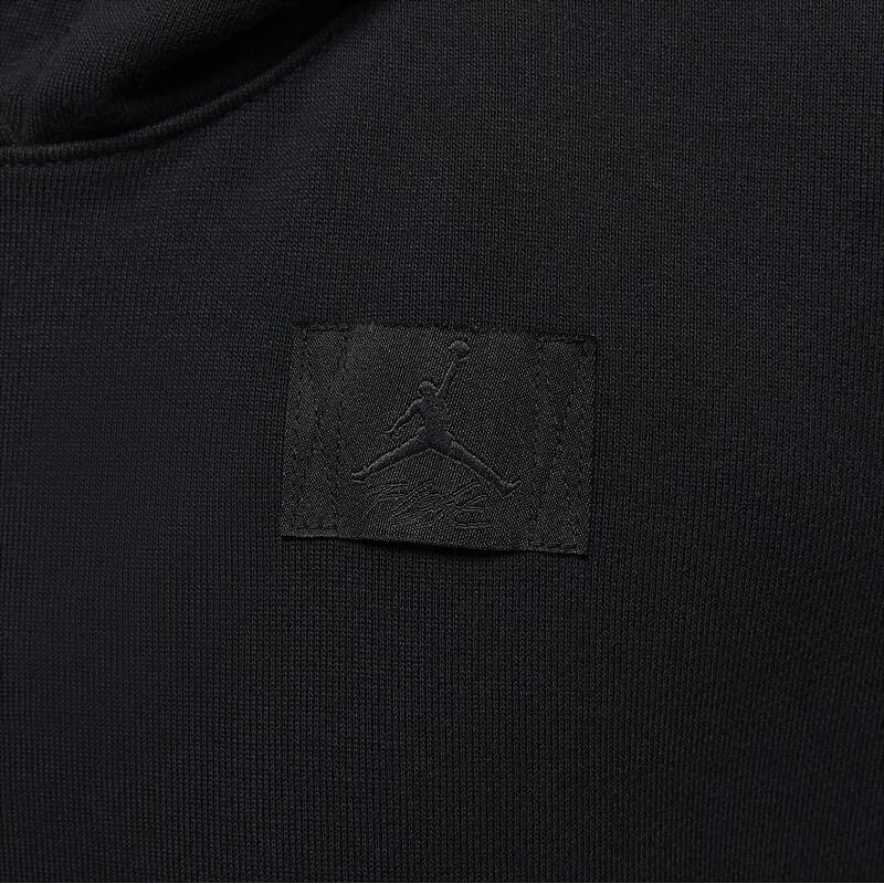 Jordan Flight Fleece Solid Soft Loose Hoodie Women Hoodies Black Dark-Smoke-Grey HJ1312-010
