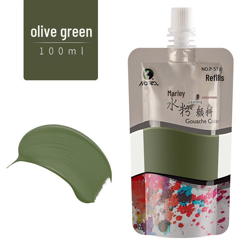 Mali Concentrated Gouache Paint Refill - Jelly Pigment for Art Exams