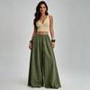 Women Wide Leg Pants Drawstring Waist Casual Loose Fit Trousers Long Pants Comfortable Lightweight Fabric