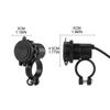 Motorcycle Charger USB Type-C PD 18W Fast Charging Power Socket Double Port Charge Adapter for Phones & Tablets