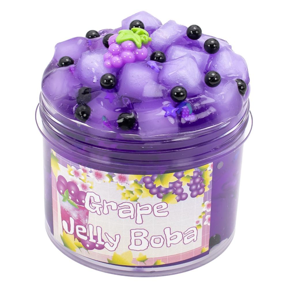 Soft 300ml/70ml Slime Kit Fruit Crunchy Stress Relief Crystal Slime Non-Sticky Glitter Clear Slime Party Favor Gifts
