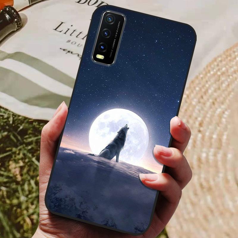 For Vivo Y11S Case Silicone Soft TPU Phone Cover For Vivo Y12s V2027 Case Cartoon Case Protective Bumper For Vivo V2032 Y11s