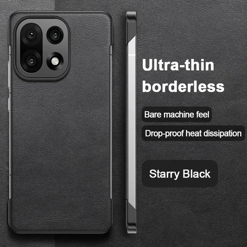 Премиальный Роскошный Матовый Кожаный Чехол для Телефона для OnePlus15 Ace5 Ультратонкий Бесшовный Защита Камеры Противоударный Чехол Funda Wood