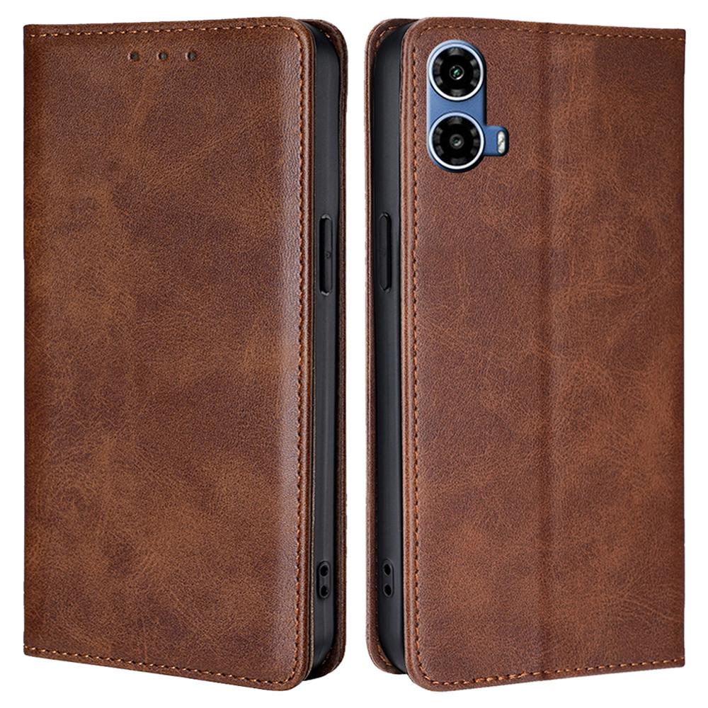 For Motorola Moto G45 5G/G34 5G Leather Case Magnetic Closing Wallet Flip Phone Cover
