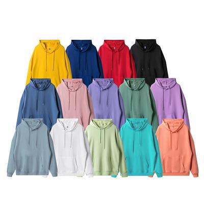 Imitation Cotton Drop Shoulder Hooded Pocket Sweater Fashion Sweater Soft, Breathable and Non Pilling On The Skin